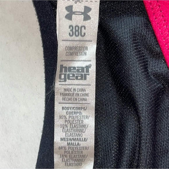 Under Armour Made For Me Heat Gear High Impact Racerback Sports Bra 38C - Picture 6 of 9